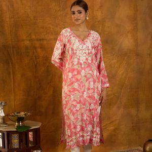 Lala-Rukh Printed & Embroidered Kurta Set