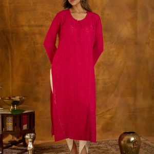 Gul-e-Rani (Georgette Chikankari Kurti)